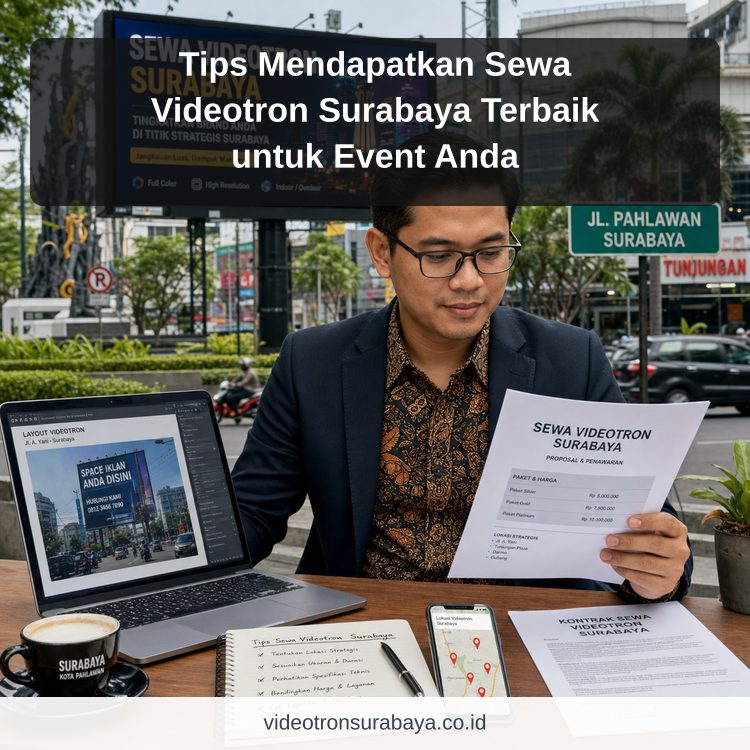 Tips Mendapatkan Sewa Videotron Surabaya Terbaik untuk Event Anda
