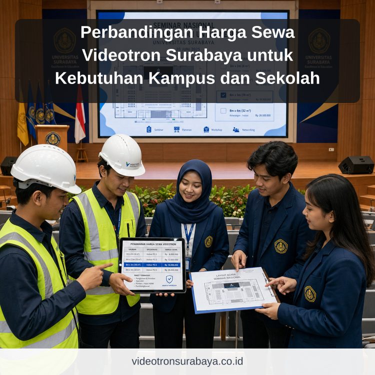 Perbandingan Harga Sewa Videotron Surabaya untuk Kebutuhan Kampus dan Sekolah