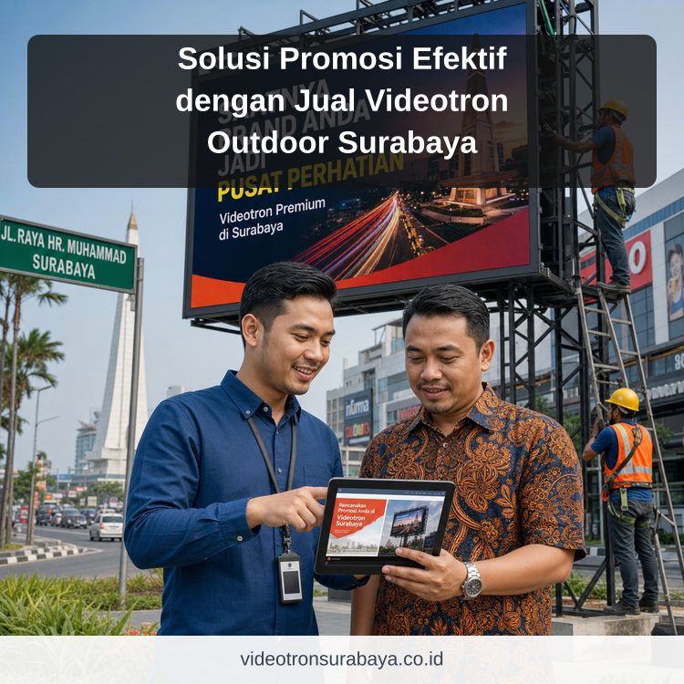 Solusi Promosi Efektif dengan Jual Videotron Outdoor Surabaya