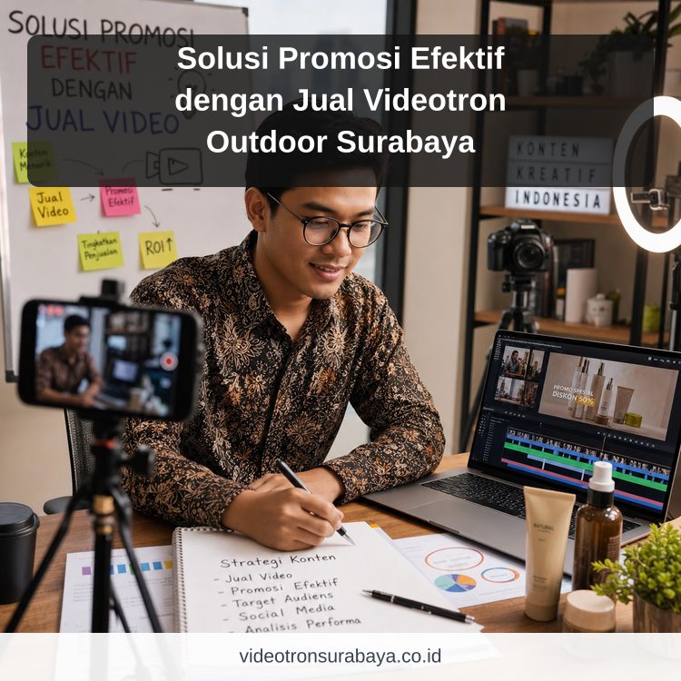 Ilustrasi sewa videotron Surabaya - Solusi Promosi Efektif dengan Jual Videotron Outdoor Surabaya