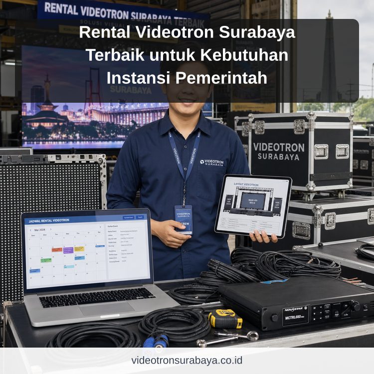 Ilustrasi sewa videotron Surabaya - Rental Videotron Surabaya Terbaik untuk Kebutuhan Instansi Pemerintah