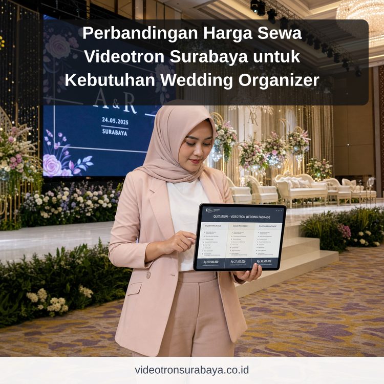 Perbandingan Harga Sewa Videotron Surabaya untuk Kebutuhan Wedding Organizer